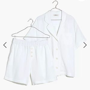 Madewell Lightestspun Oversized Short Pajama Set